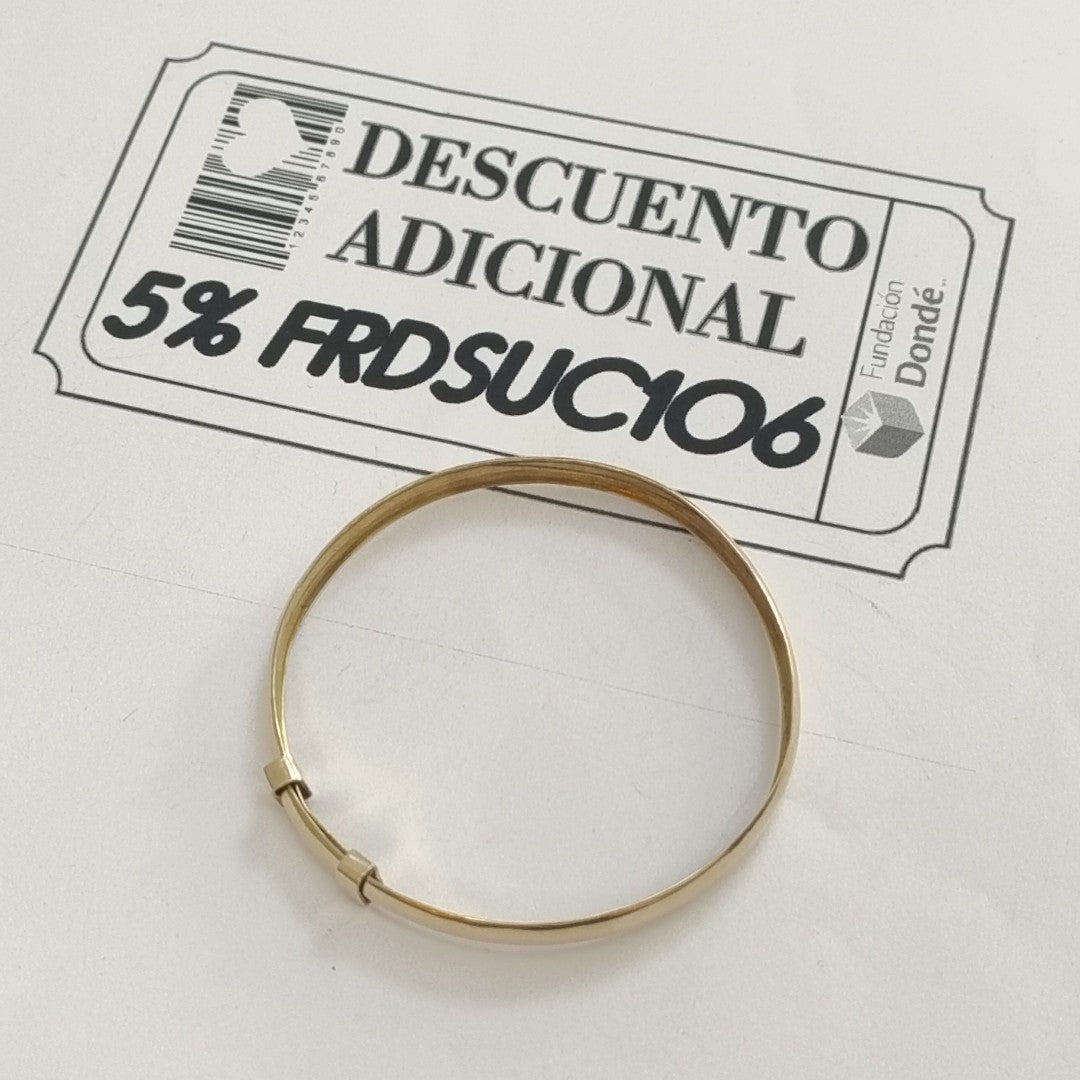 PULSERA RIGIDA ORO 8 K 7.3 GRMS (SEMINUEVO)
