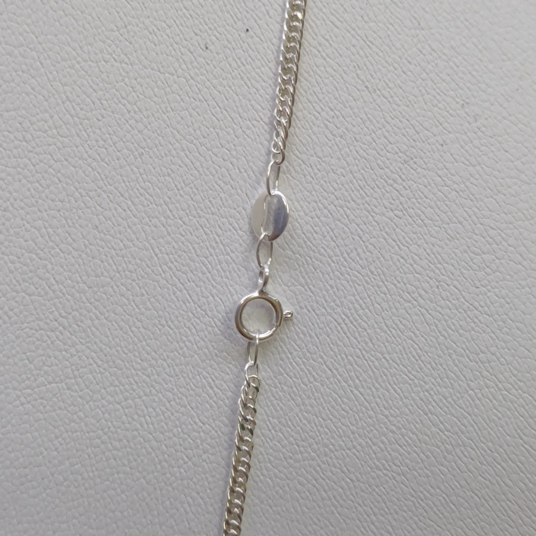 CADENA BARBADA PLATA .925 60 CM 5.02 GR (NUEVO)