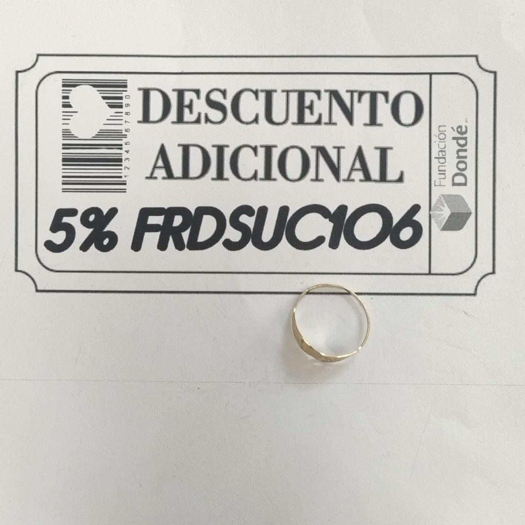 ANILLITO ORO 10 K 1,10 GRMS (SEMINUEVO)