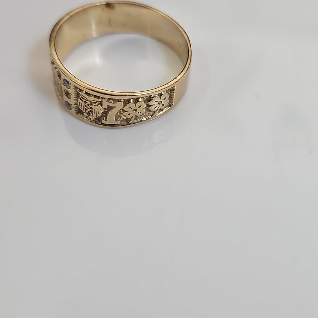 ANILLITO ORO 14 K 3,80 GRMS (SEMINUEVO)
