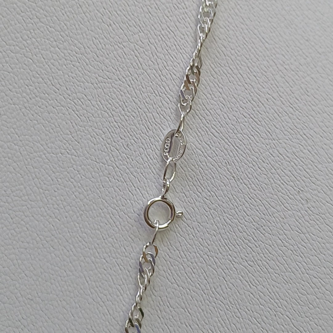 CADENA MEDIO TZL PLATA .925 55 CM 4.12 GR (NUEVO)