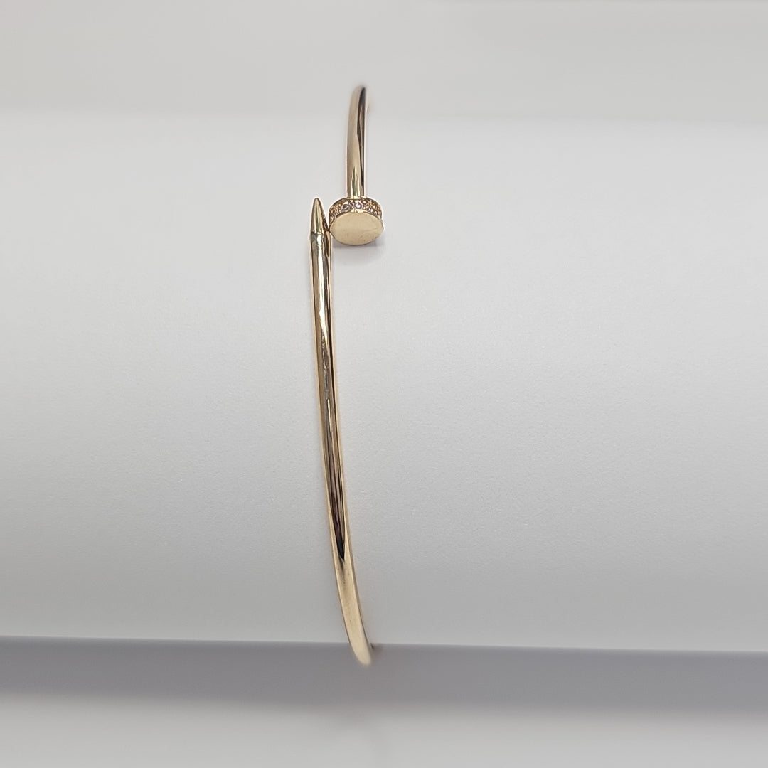 PULSERA CLAVO ORO 14K 2.8 (NUEVO)
