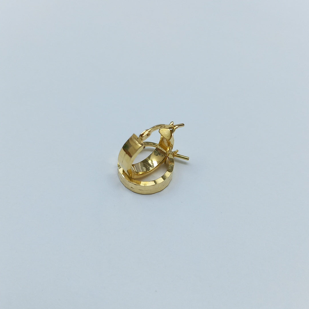 ARRACADAS PAR ORO 14 K 1,40 GRMS (SEMINUEVO)