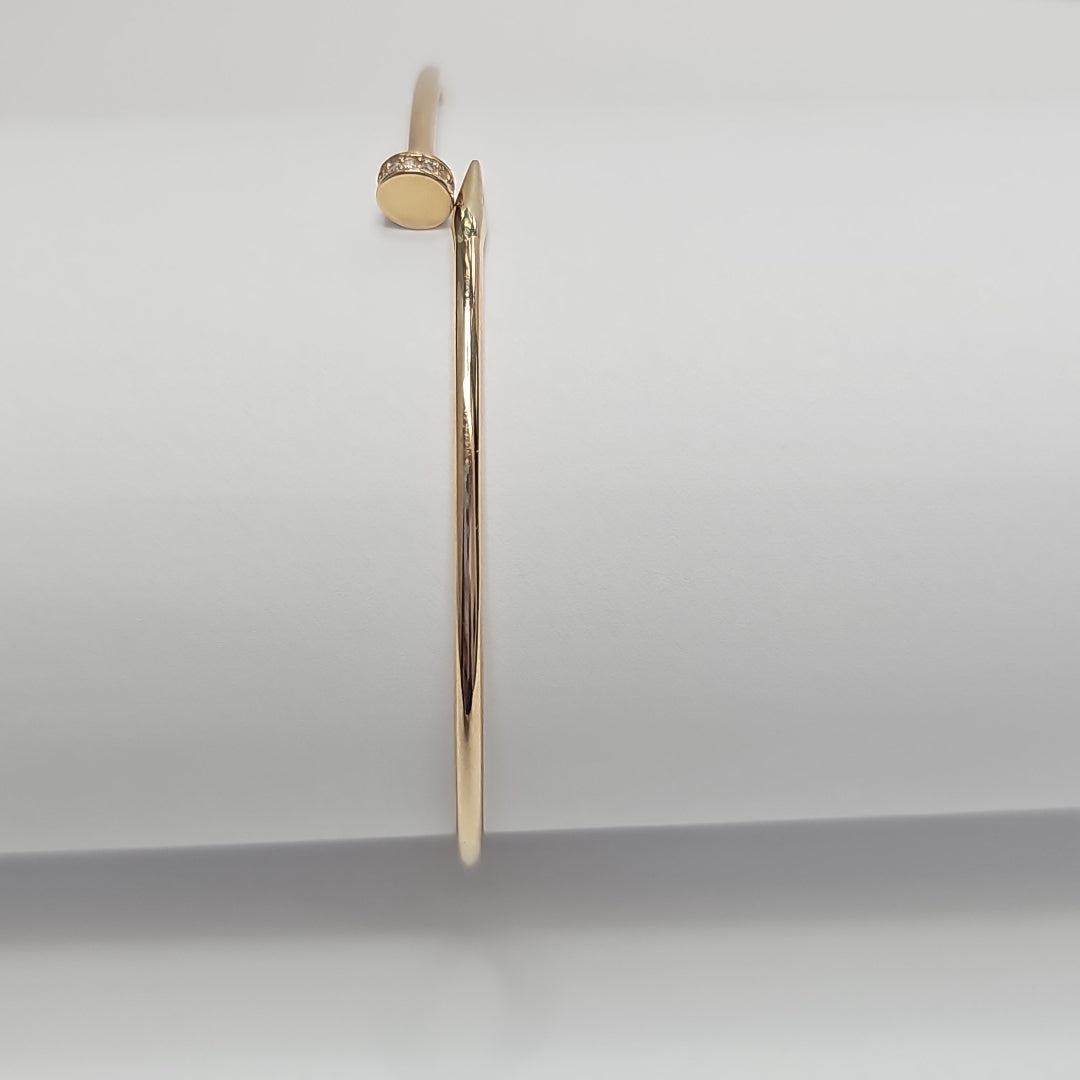 PULSERA CLAVO ORO 14K 2.9 (NUEVO)