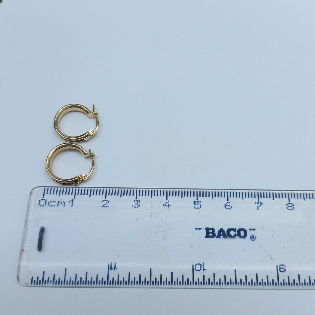 ARRACADAS PAR ORO 10 K 1.7 GRMS (SEMINUEVO)