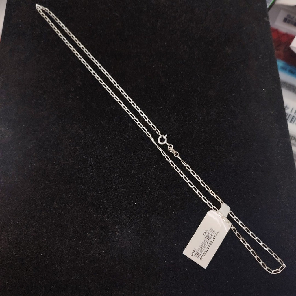 CADENA TEJIDO ESLABONES PLATA .925 50 CM 2.7 GR (NUEVO)