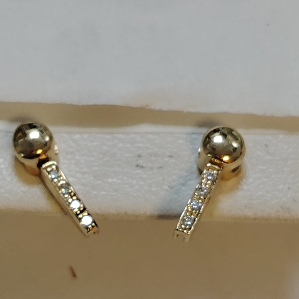 BROQUELES PAR ORO 14 K 1.3 GRMS (SEMINUEVO)