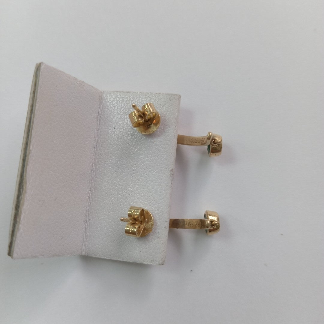 ARETES PAR ORO 18 K 1.9 GRMS (SEMINUEVO)