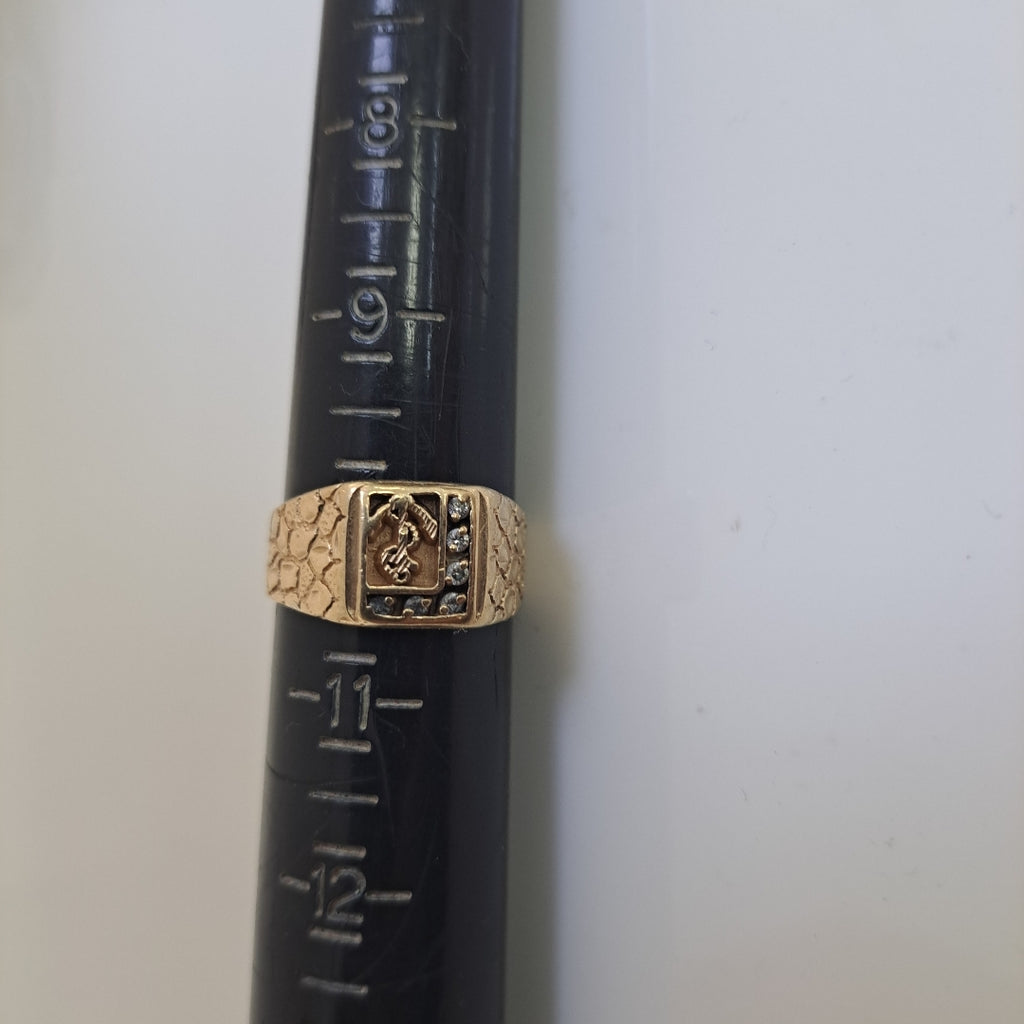 ANILLO ORO 10 K 5.6 GRMS (SEMINUEVO)