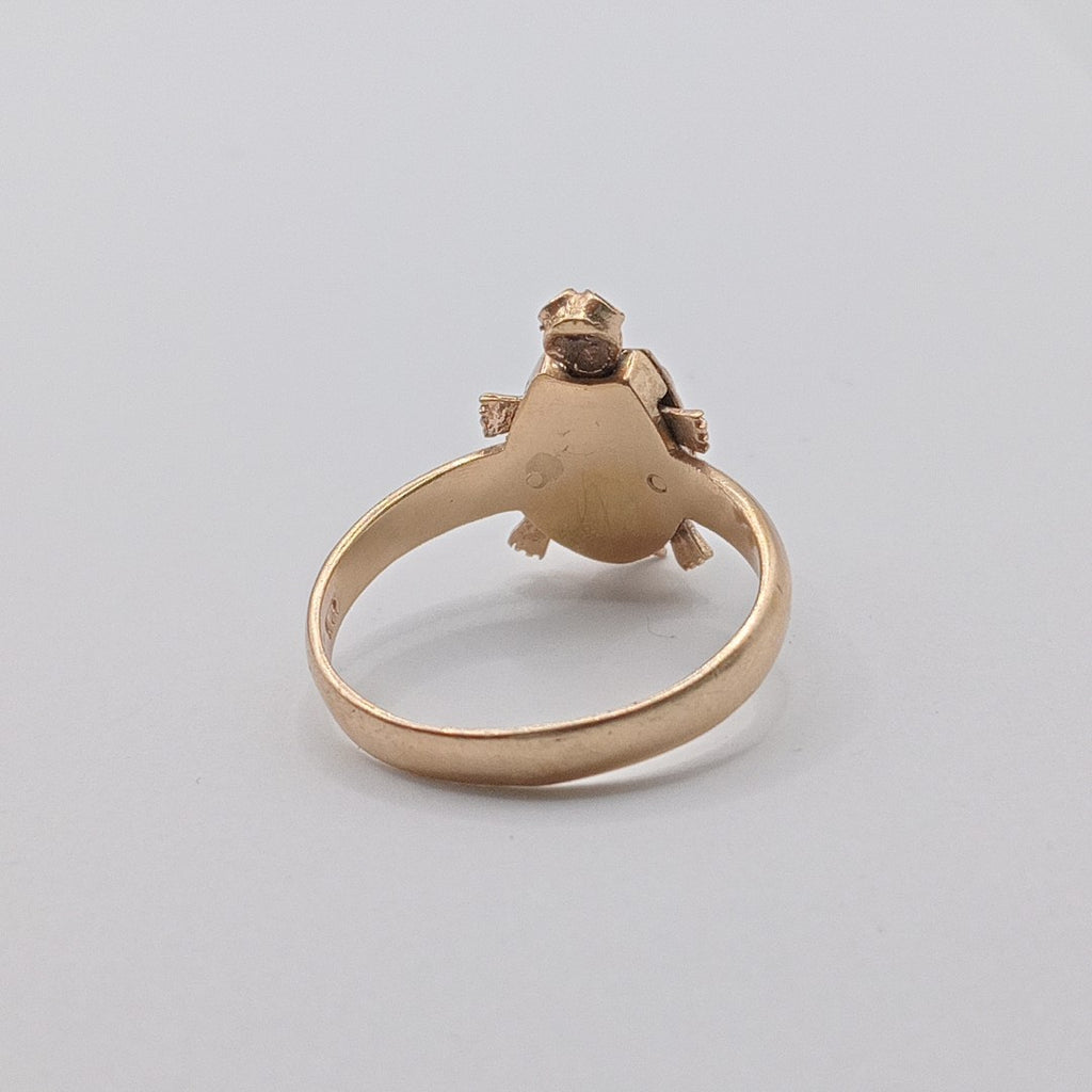 ANILLITO ORO COMBINADO 14 K 4.4 GRMS (SEMINUEVO)