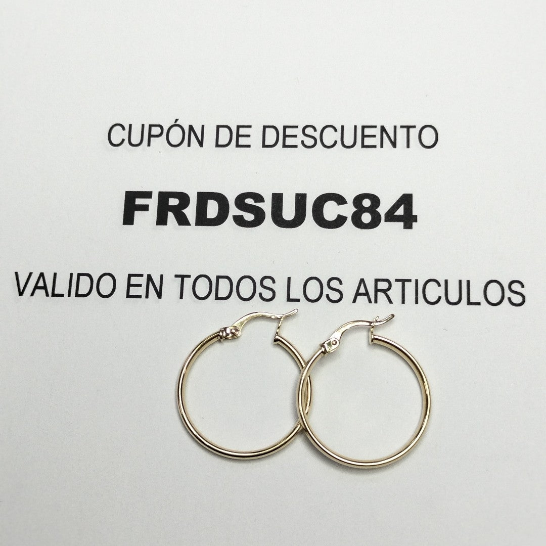 ARRACADAS ORO 14K 1.4 (NUEVO)
