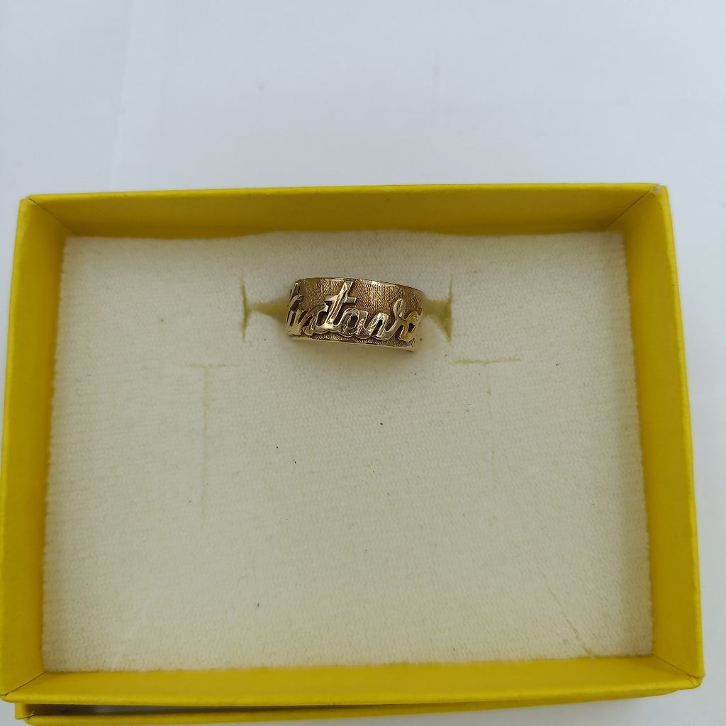 ARGOLLA ORO 10 K 5.8 GRMS (SEMINUEVO)