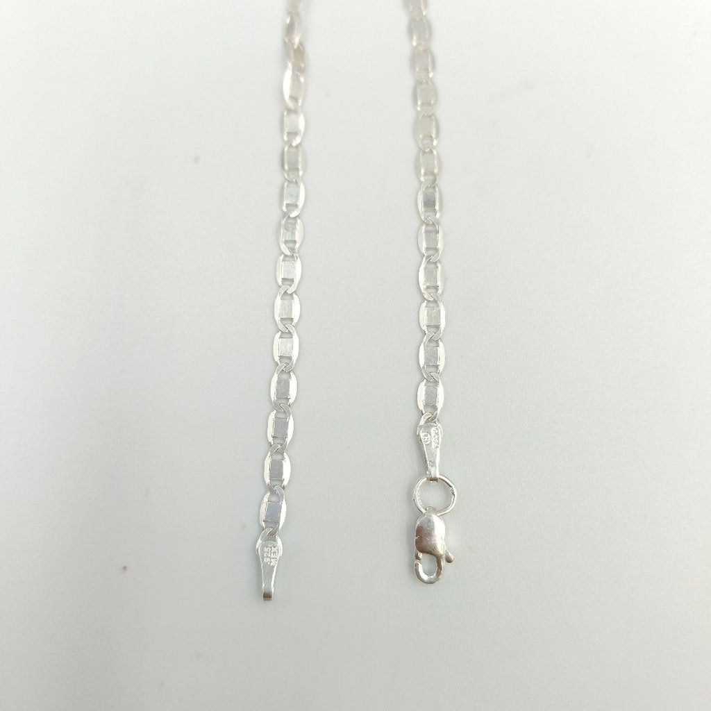 PULSERA TEJIDO ESPEJO PLATA .925 21 CM 2.9 GR (NUEVO)