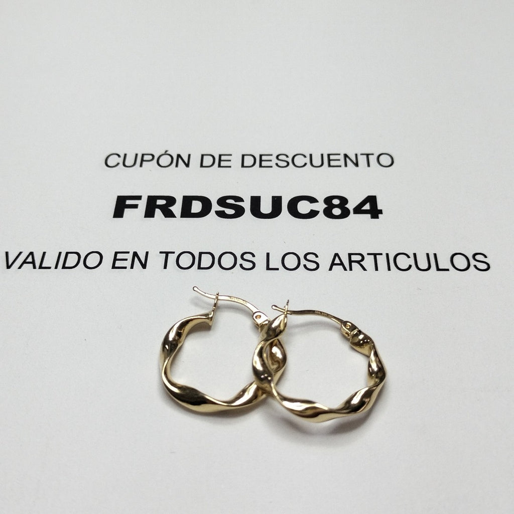 ARRACADAS ORO 14K 1.6 (NUEVO)