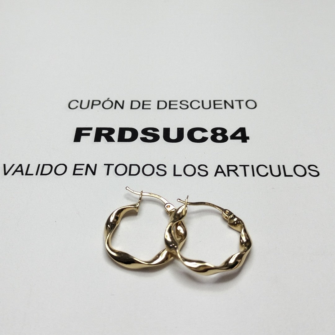 ARRACADAS ORO 14K 1.6 (NUEVO)