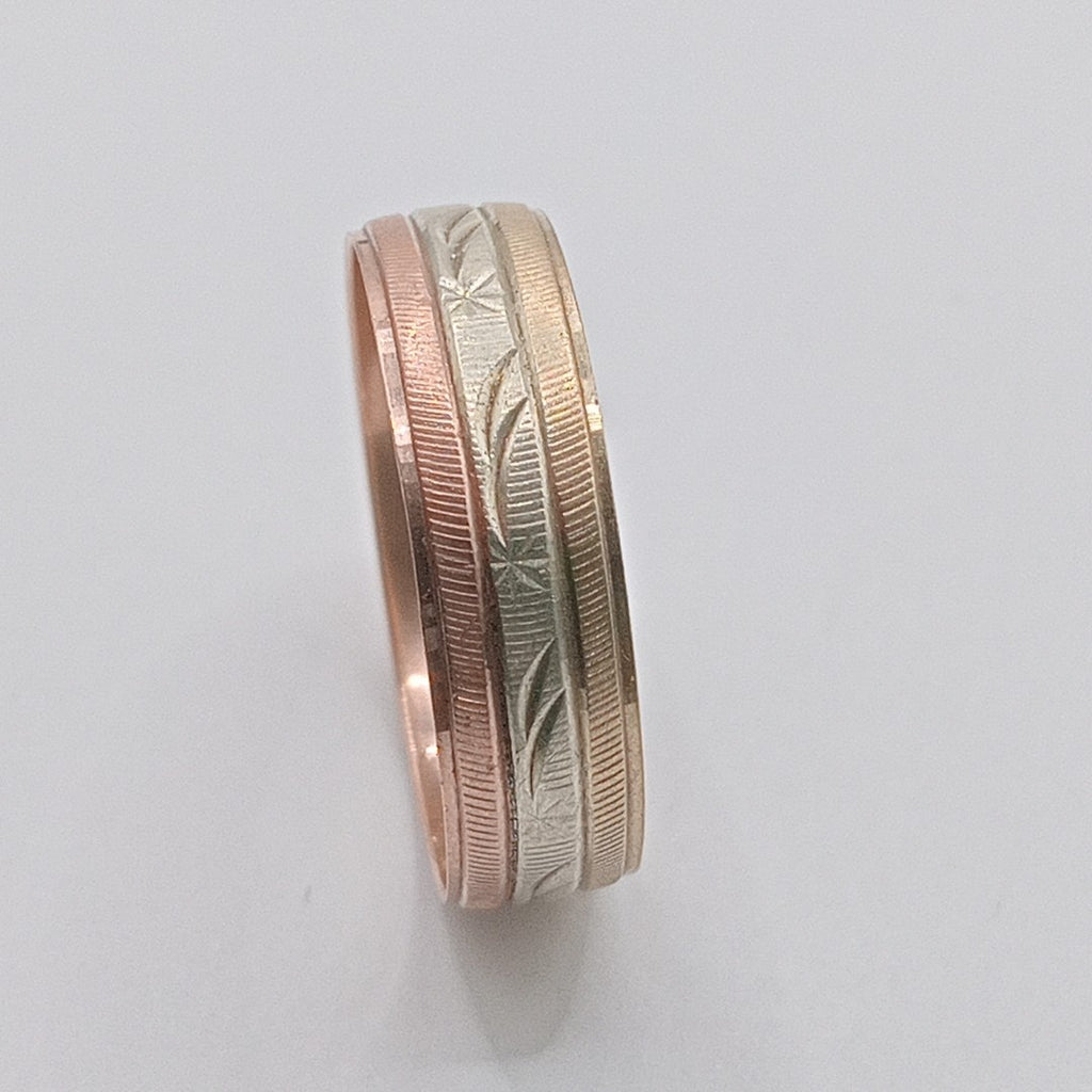 ARGOLLA ORO COMBINADO 10 K 1.7 GRMS (SEMINUEVO)