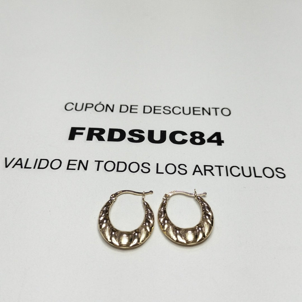 ARRACADAS ORO 14K 1.2 (NUEVO)