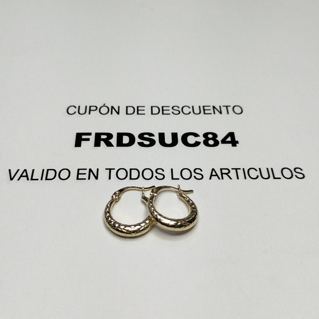 ARRACADAS ORO 14K 1.1 (NUEVO)