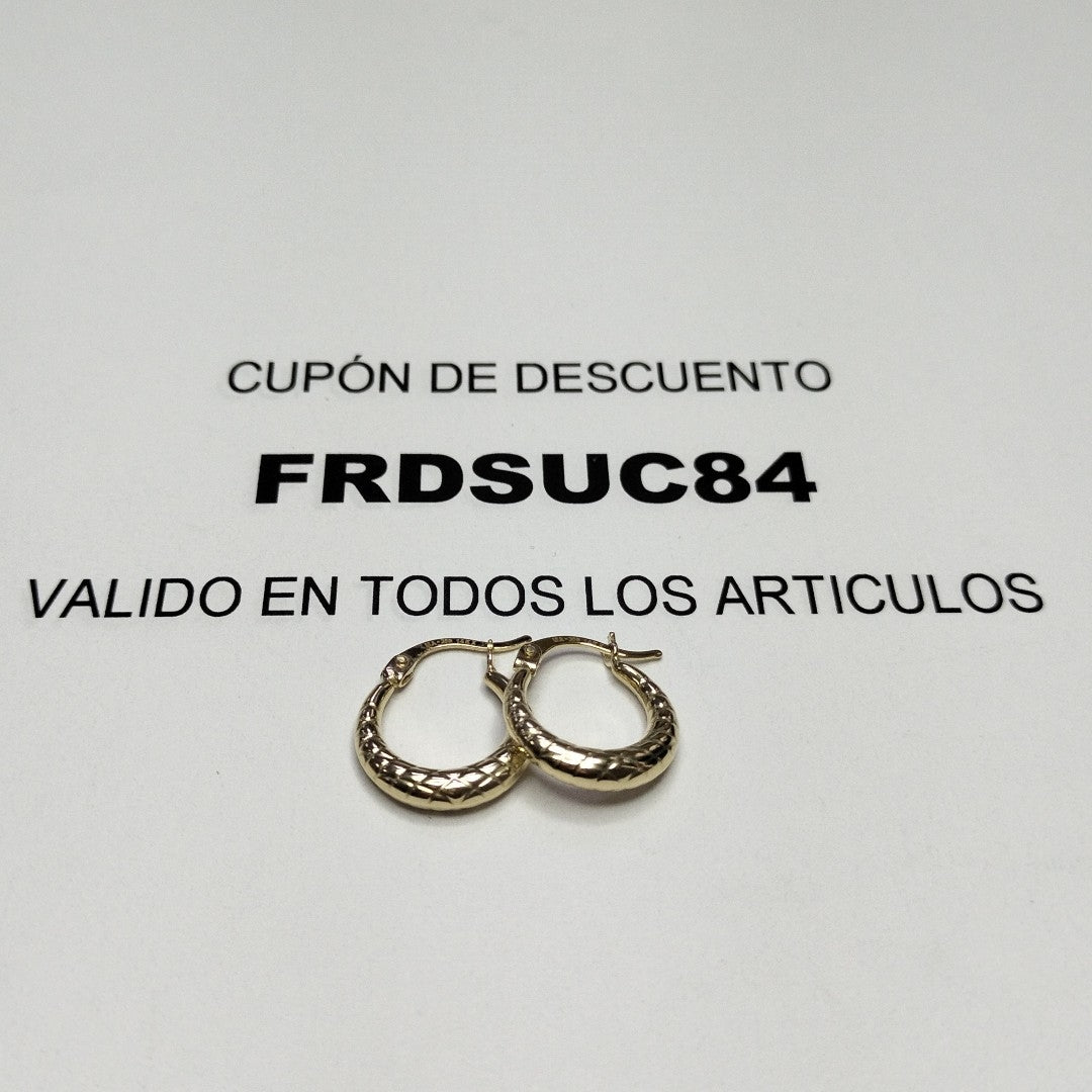ARRACADAS ORO 14K 1.1 (NUEVO)