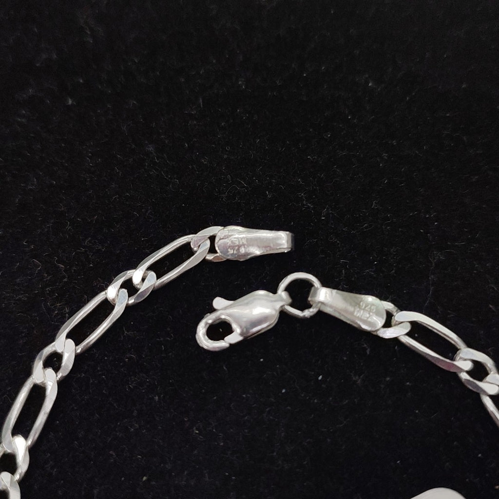PULSERA TEJIDO 1X1 PLATA .925 18 CM 3.5 GR (NUEVO)