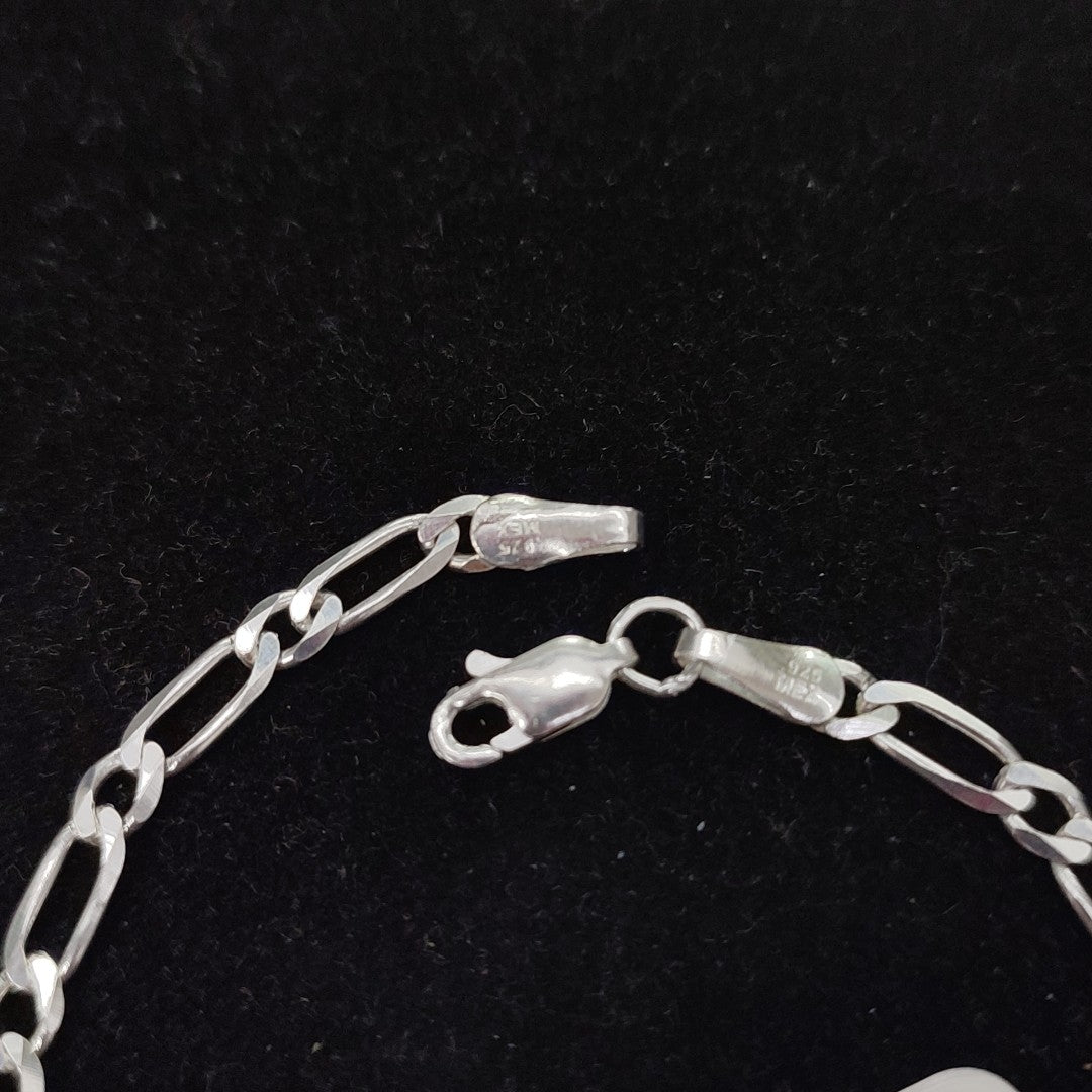 PULSERA TEJIDO 1X1 PLATA .925 18 CM 3.5 GR (NUEVO)