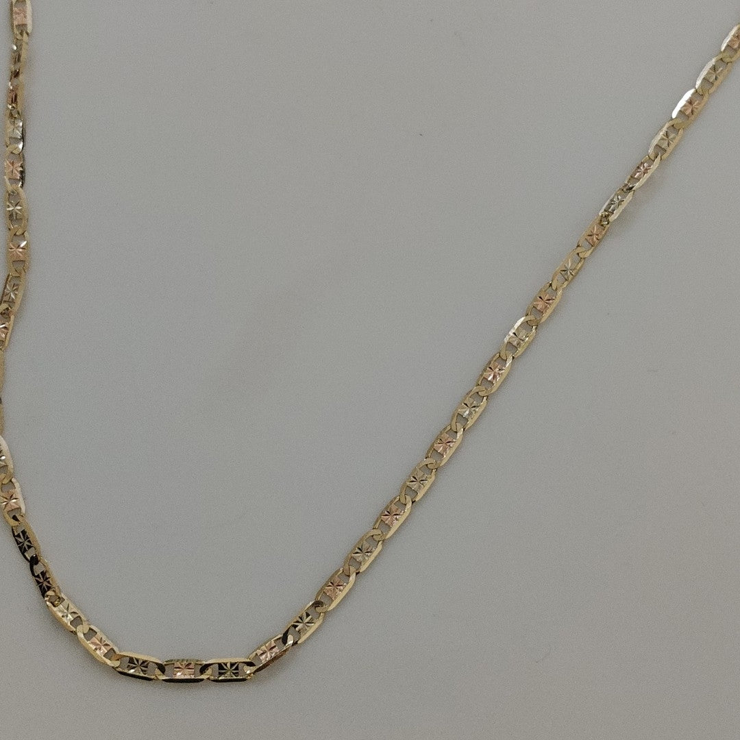 CADENA ORO COMBINADO 14 K 3.7 GRMS (SEMINUEVO)
