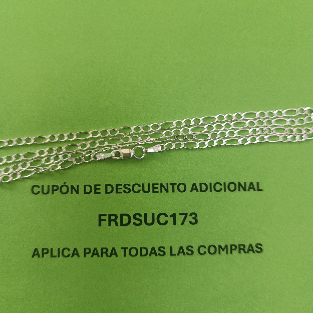 CADENA 3X1 PLATA .925 60 CM 4.82 GR (NUEVO)