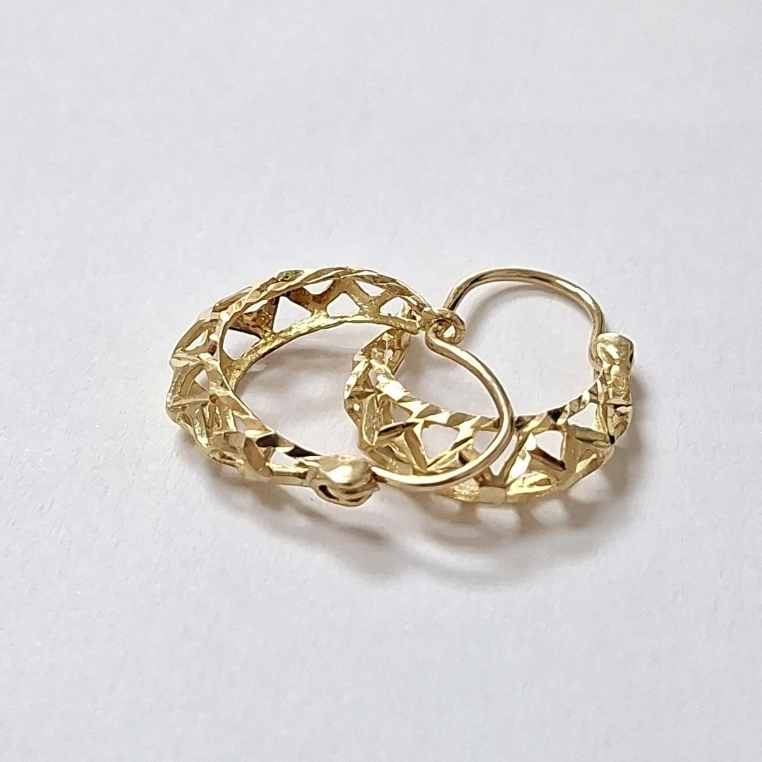 ARETES PAR ORO 10 K 1,20 GRMS (SEMINUEVO)