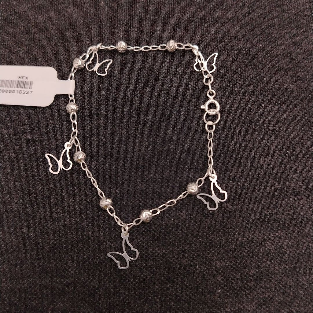 PULSERA TEJIDO ESPECIAL PLATA .925 18 CM 2.8 GR (NUEVO)