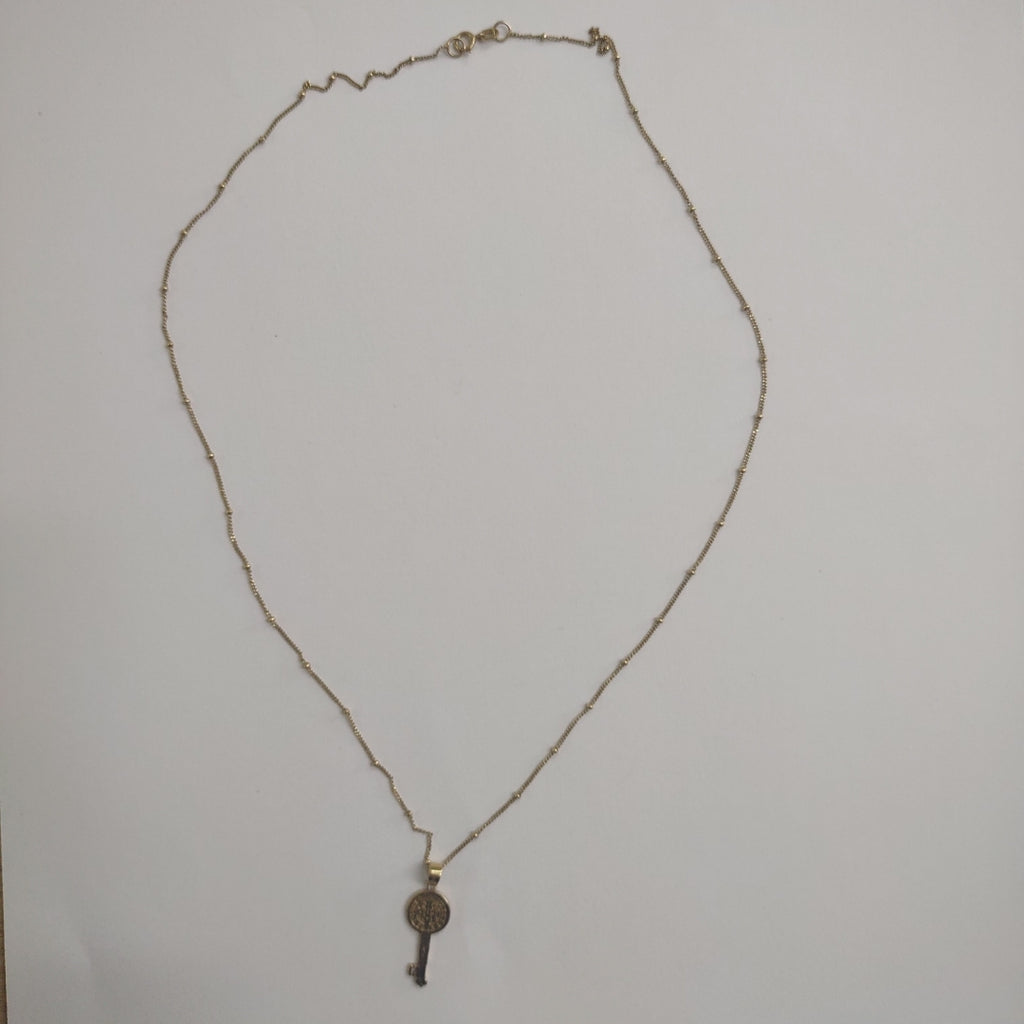 CADENA, DIJE ORO 14 K 2.9 GRMS (SEMINUEVO)
