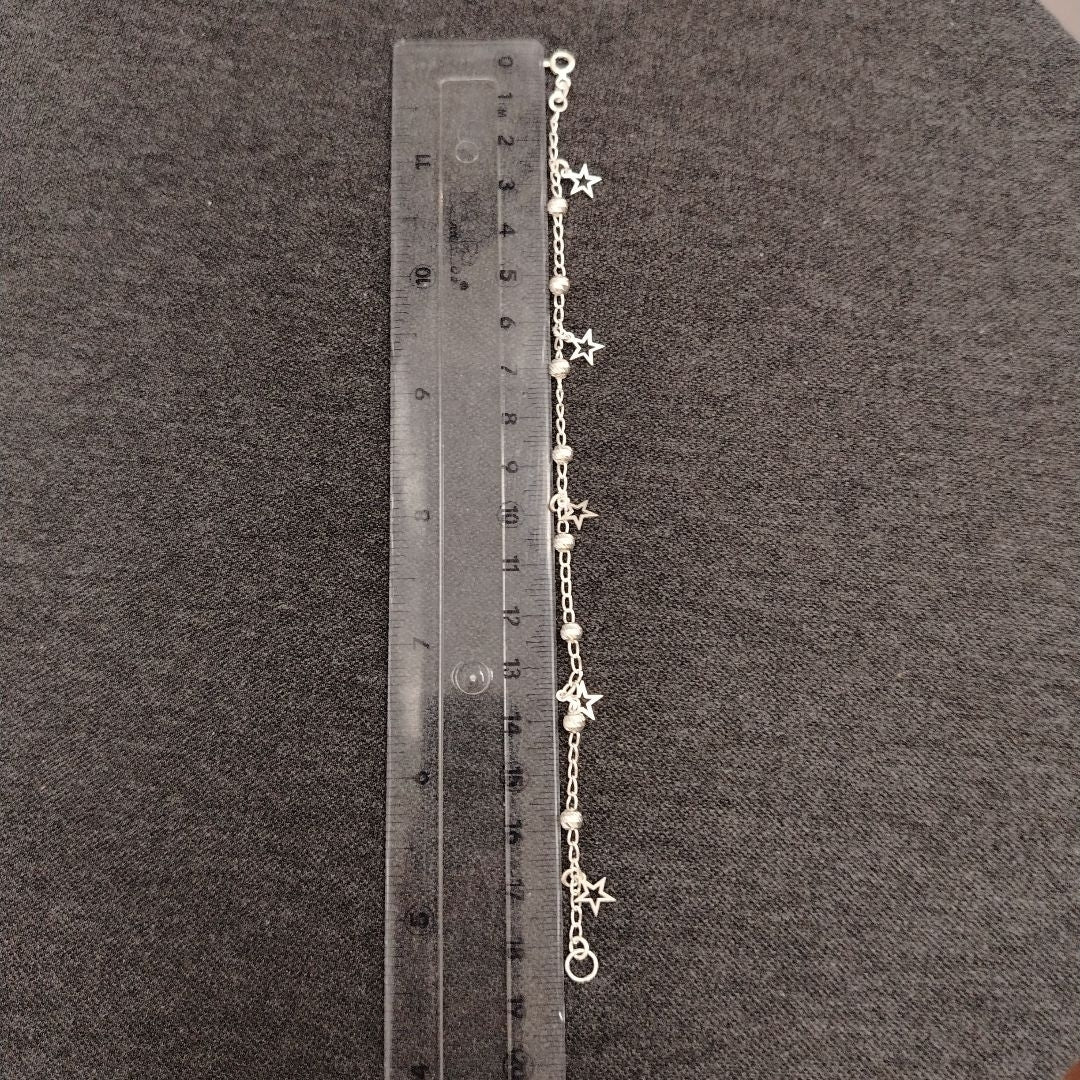 PULSERA TEJIDO ESPECIAL PLATA .925 18 CM 2.7 GR (NUEVO)