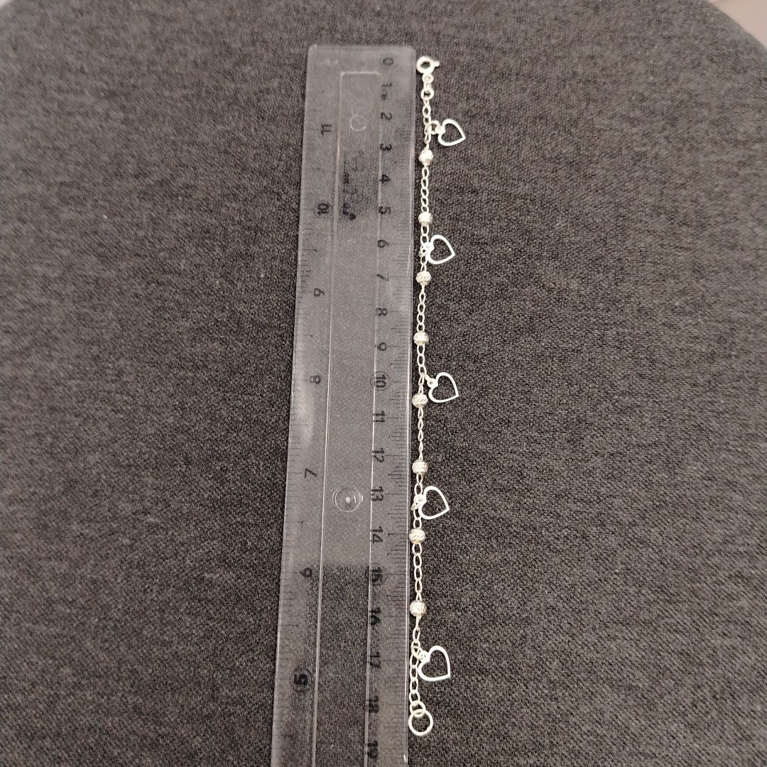 PULSERA TEJIDO ESPECIAL PLATA .925 18 CM 2.7 GR (NUEVO)