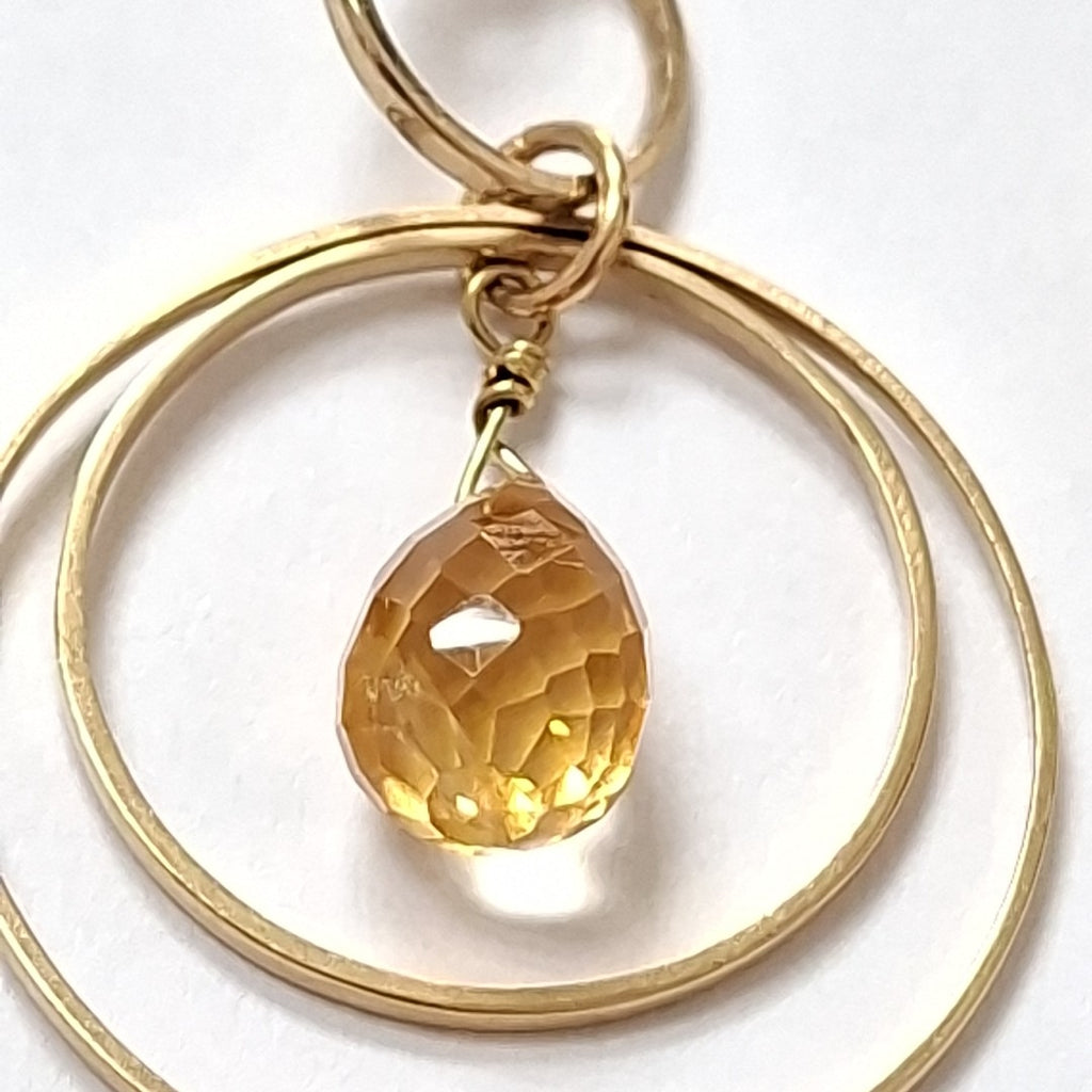 ARETES PAR ORO 14 K 4,80 GRMS (SEMINUEVO)