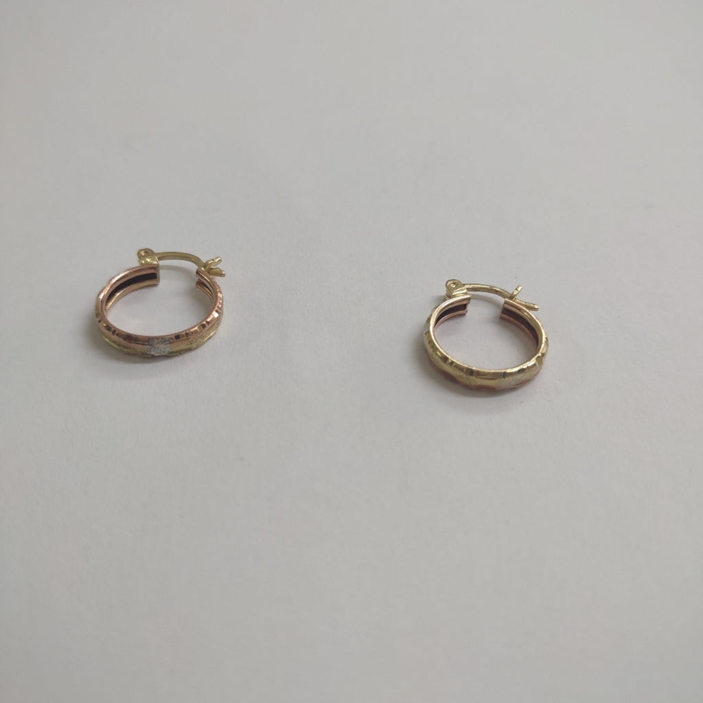 ARRACADAS PAR ORO 10 K 1.4 GRMS (SEMINUEVO)