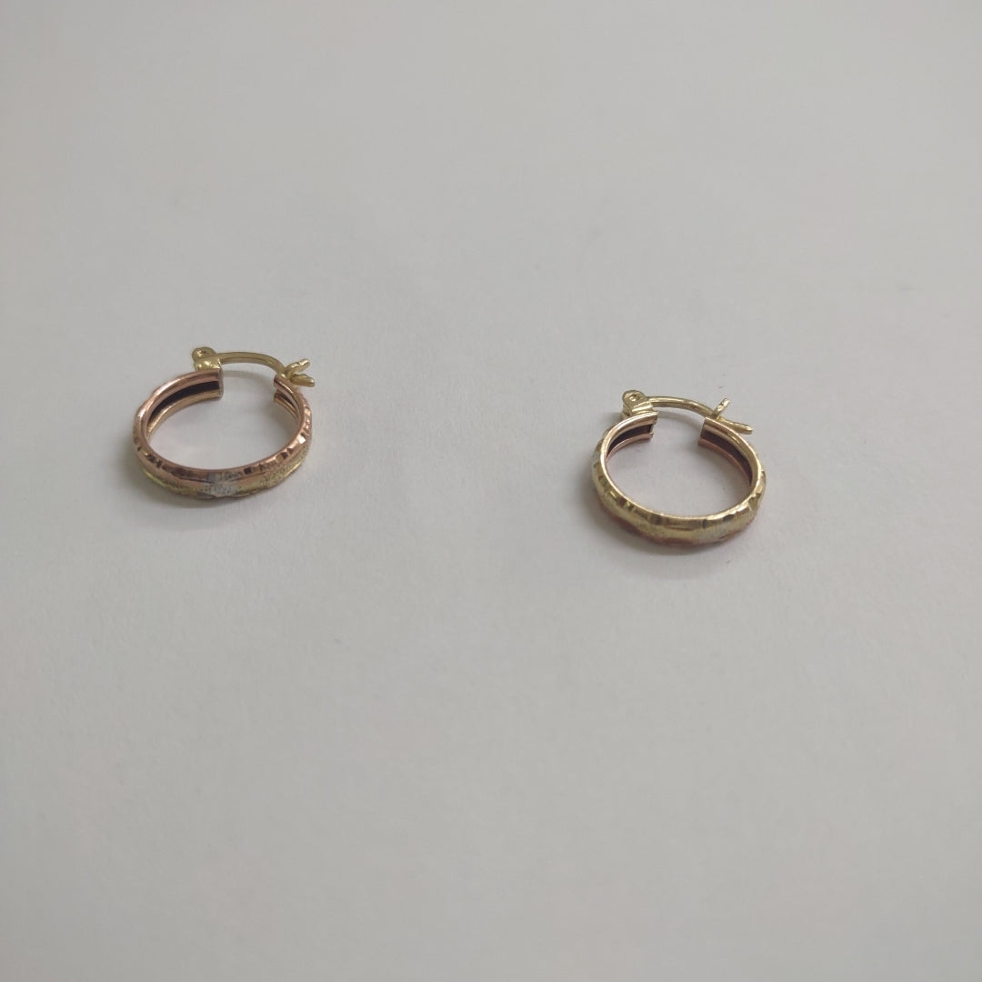 ARRACADAS PAR ORO 10 K 1.4 GRMS (SEMINUEVO)