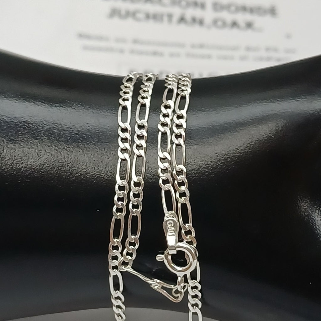 CADENA 3X1 PLATA .925 55 CM 4.72 GR (NUEVO)