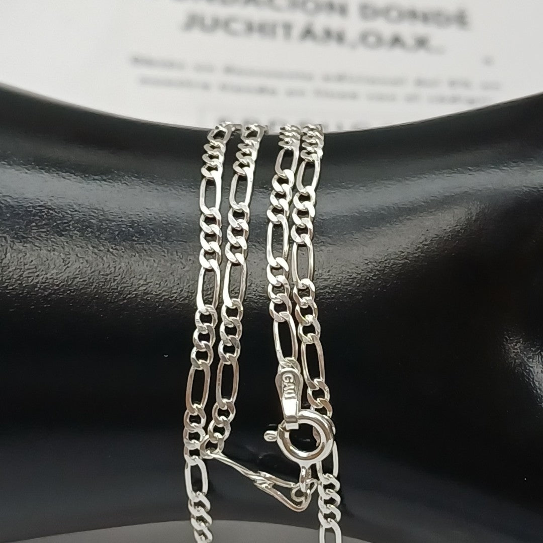 CADENA 3X1 PLATA .925 55 CM 4.72 GR (NUEVO)