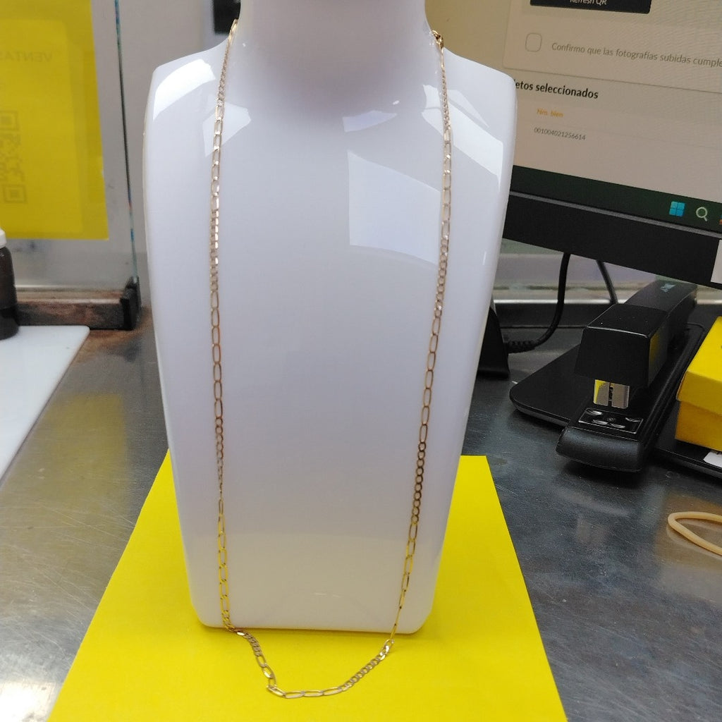 CADENA ORO, RODIADO 14 K 4.3 GRMS (SEMINUEVO)