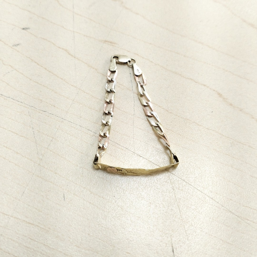 ESCLAVA ORO COMBINADO 10 K 2 GRMS (SEMINUEVO)