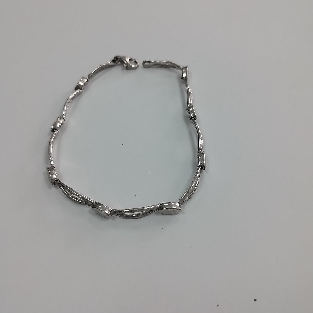 PULSERA ORO BLANCO 10 K 6,60 GRMS (SEMINUEVO)