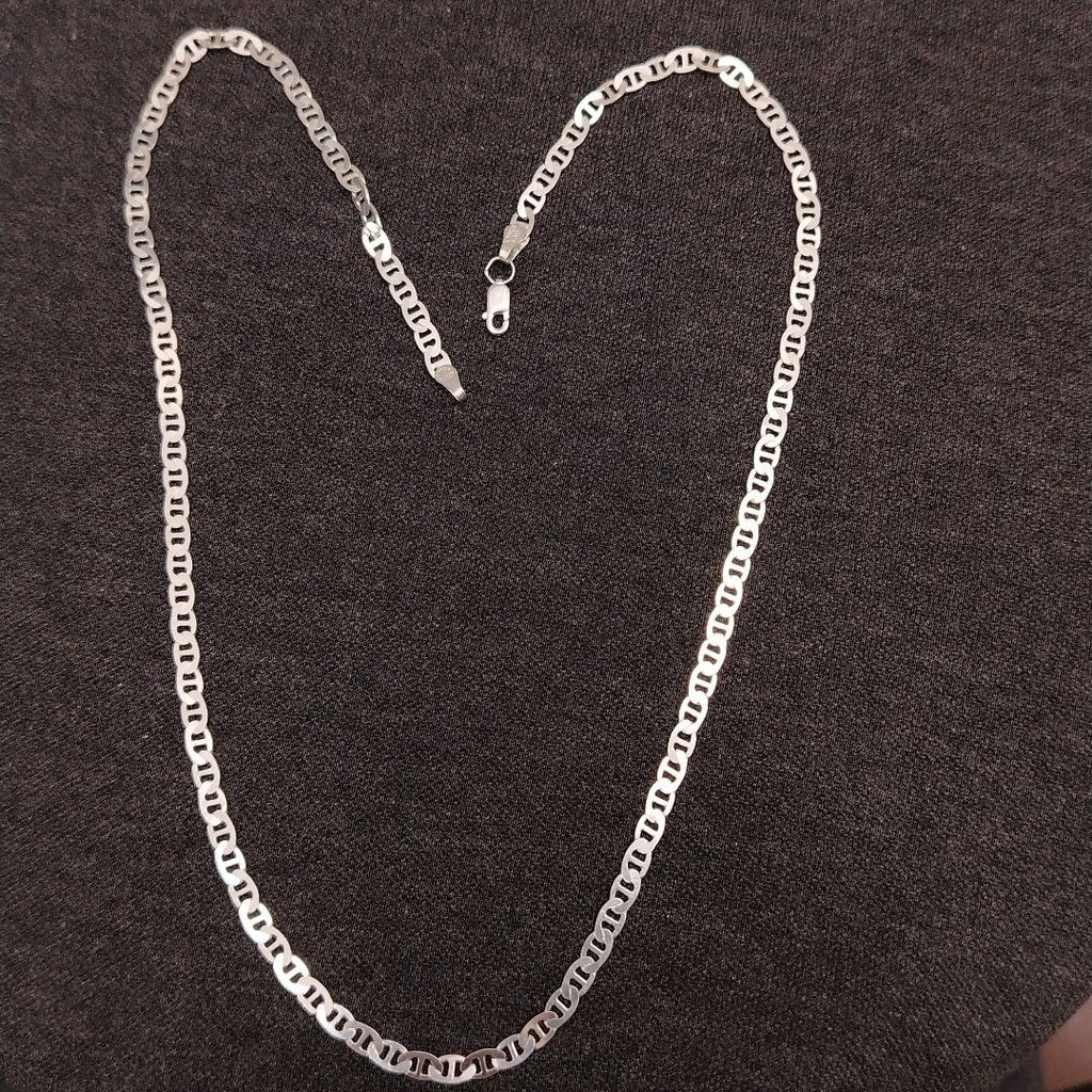 CADENA TEJIDO GUCHI PLATA .925 55 CM 12.6 GR (NUEVO)