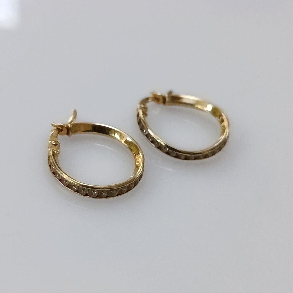 ARETES PAR ORO 14 K 1.5 GRMS (SEMINUEVO)