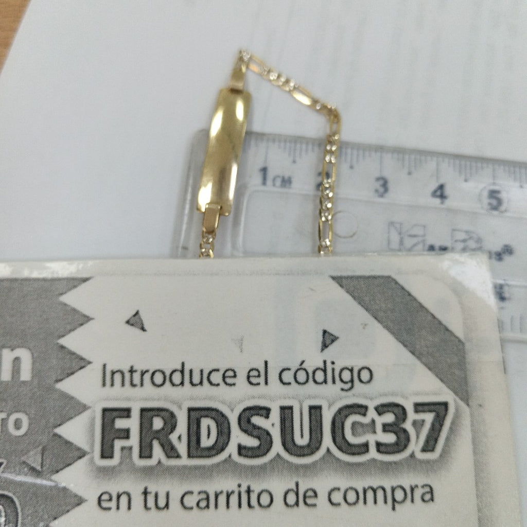 ESCLAVA ORO 14 K 2,80 GRMS (SEMINUEVO)