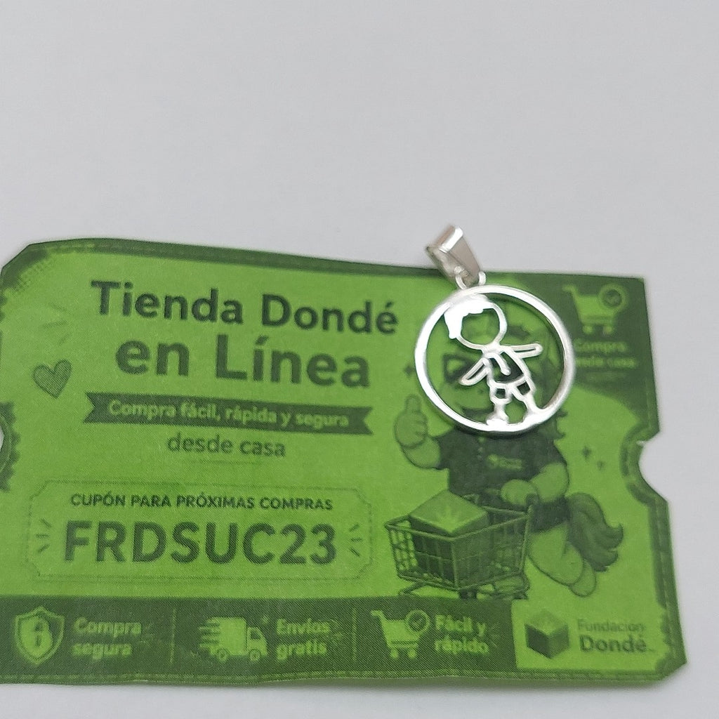 DIJE NIÑO PLATA .925 1.8 GR (NUEVO)