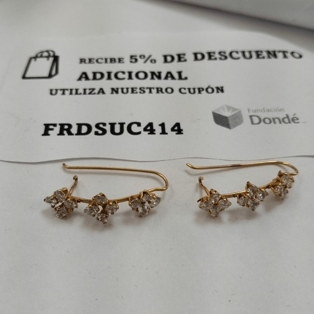 ARETES PAR ORO 10 K 2,40 GRMS (SEMINUEVO)