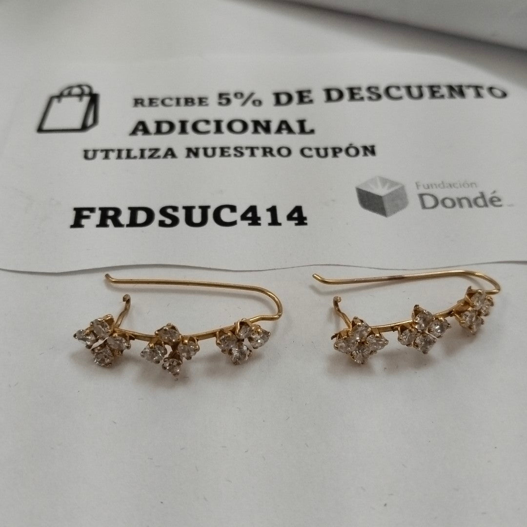 ARETES PAR ORO 10 K 2,40 GRMS (SEMINUEVO)