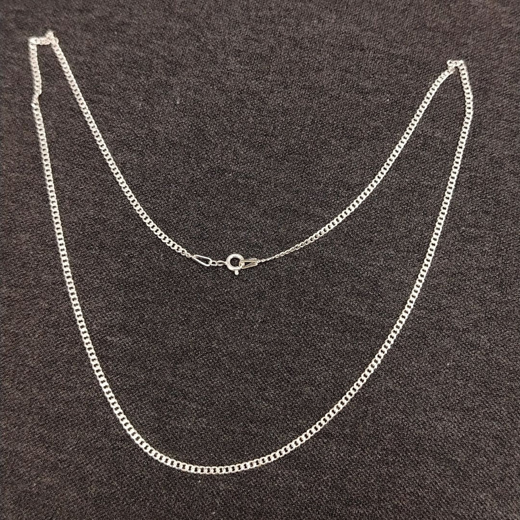 CADENA TEJIDO BARBADO PLATA .925 55 CM 5.3 GR (NUEVO)