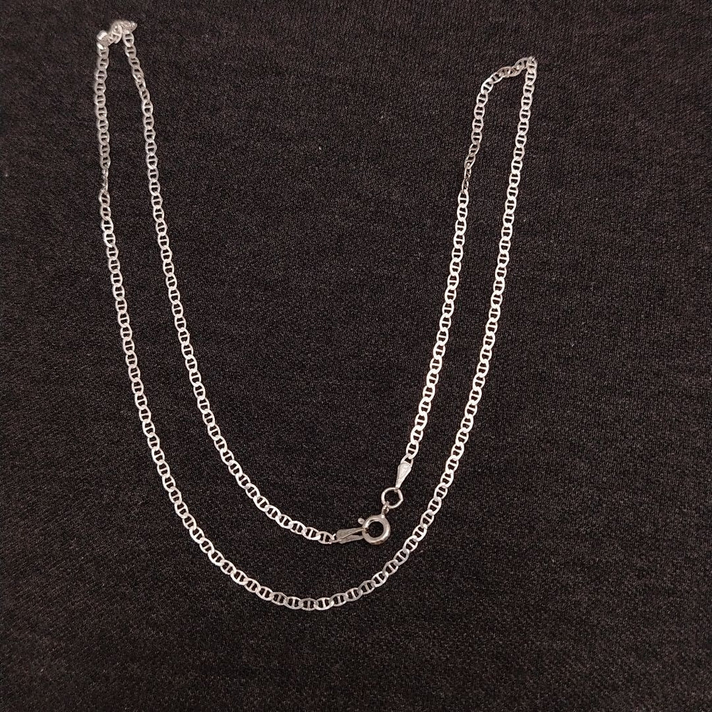 CADENA TEJIDO GUCHI PLATA .925 55 CM 3.6 GR (NUEVO)