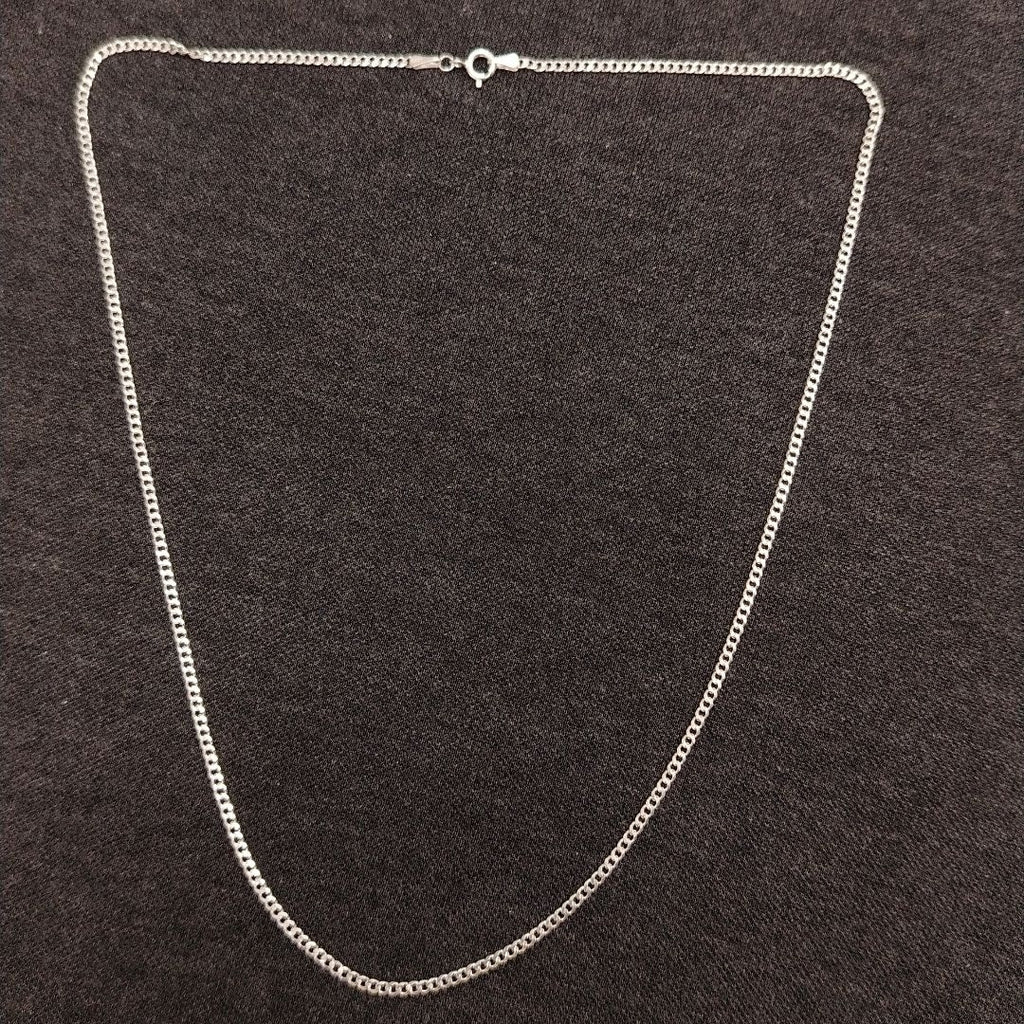 CADENA TEJIDO BARBADO PLATA .925 55 CM 5.2 GR (NUEVO)