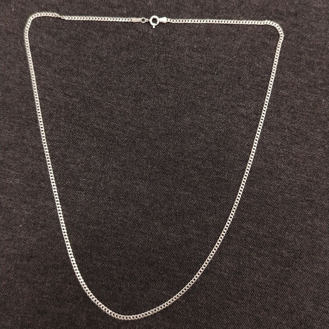 CADENA TEJIDO BARBADO PLATA .925 55 CM 5.2 GR (NUEVO)